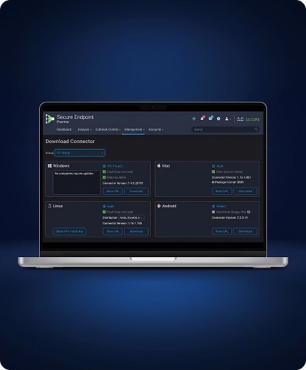 Analista de seguridad investigando amenazas en endpoints